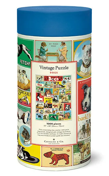 Creative minds Growing minds Cavallini & Co. Vintage Dogs 1000 Piece Puzzle