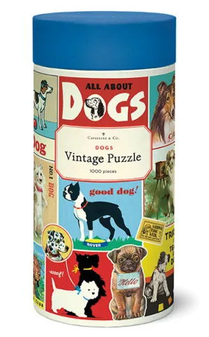 Cavallini & Co. Vintage Dogs 1000 Piece Puzzle Growing minds