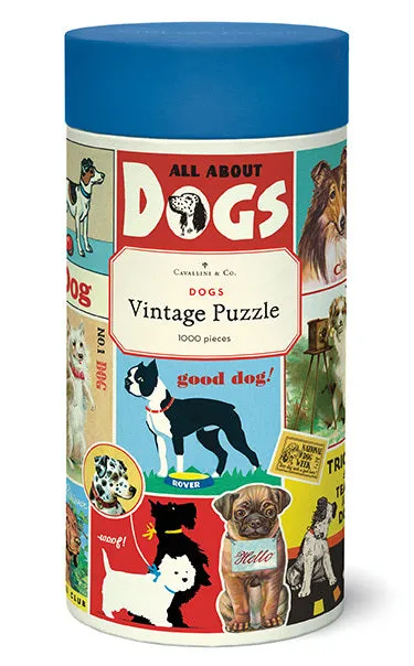 Cavallini & Co. Vintage Dogs 1000 Piece Puzzle Growing minds
