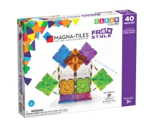 Learning fun Magna-Tiles Free Style 40 Pc Set