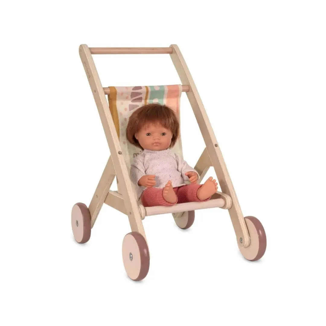 Wooden Doll Stroller Educational fun