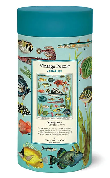Cavallini & Co. Aquarium 1000 Piece Puzzle First explorers Young explorers