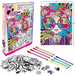 Preschool minds Tools for tiny thinkers Diy Color-By-Number Puzzle - See The Good In All Things