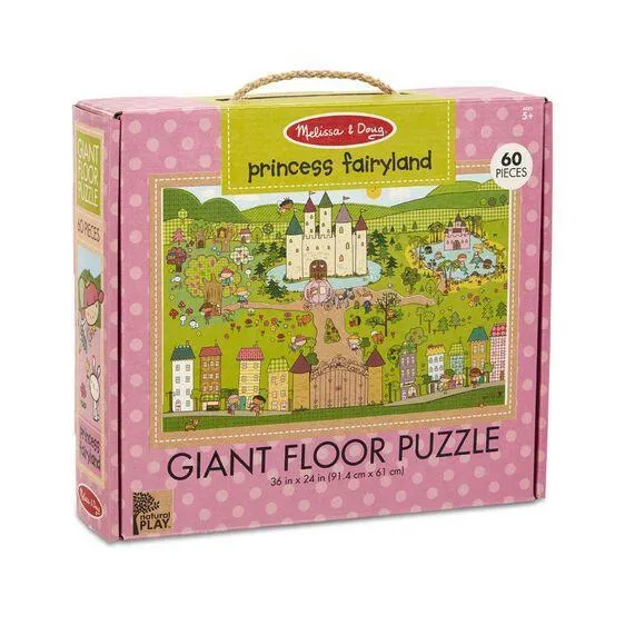 Quiet play for growing minds Floor Puzzle: Princess Fairyland 60 Pcs