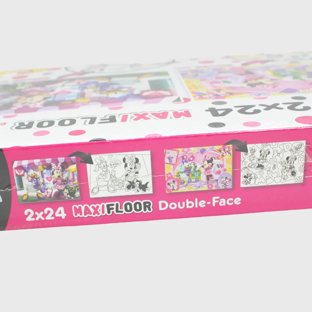 Minnie Mouse Puzzle 2 X 24 Pieces 2 In 1 Learn at home