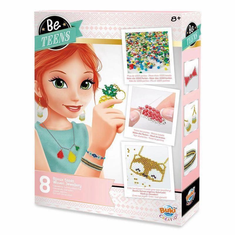 Moments of imagination Hands-on discovery Buki France - Be Teens Jewellery Weaved Jewellery Kit