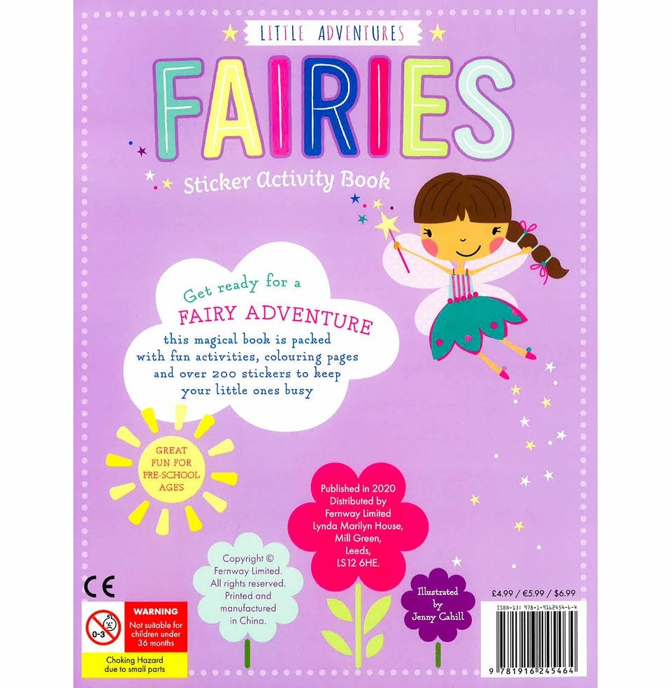 Little Adventures Fairies Sticker Activity Book Kid-focused experiences