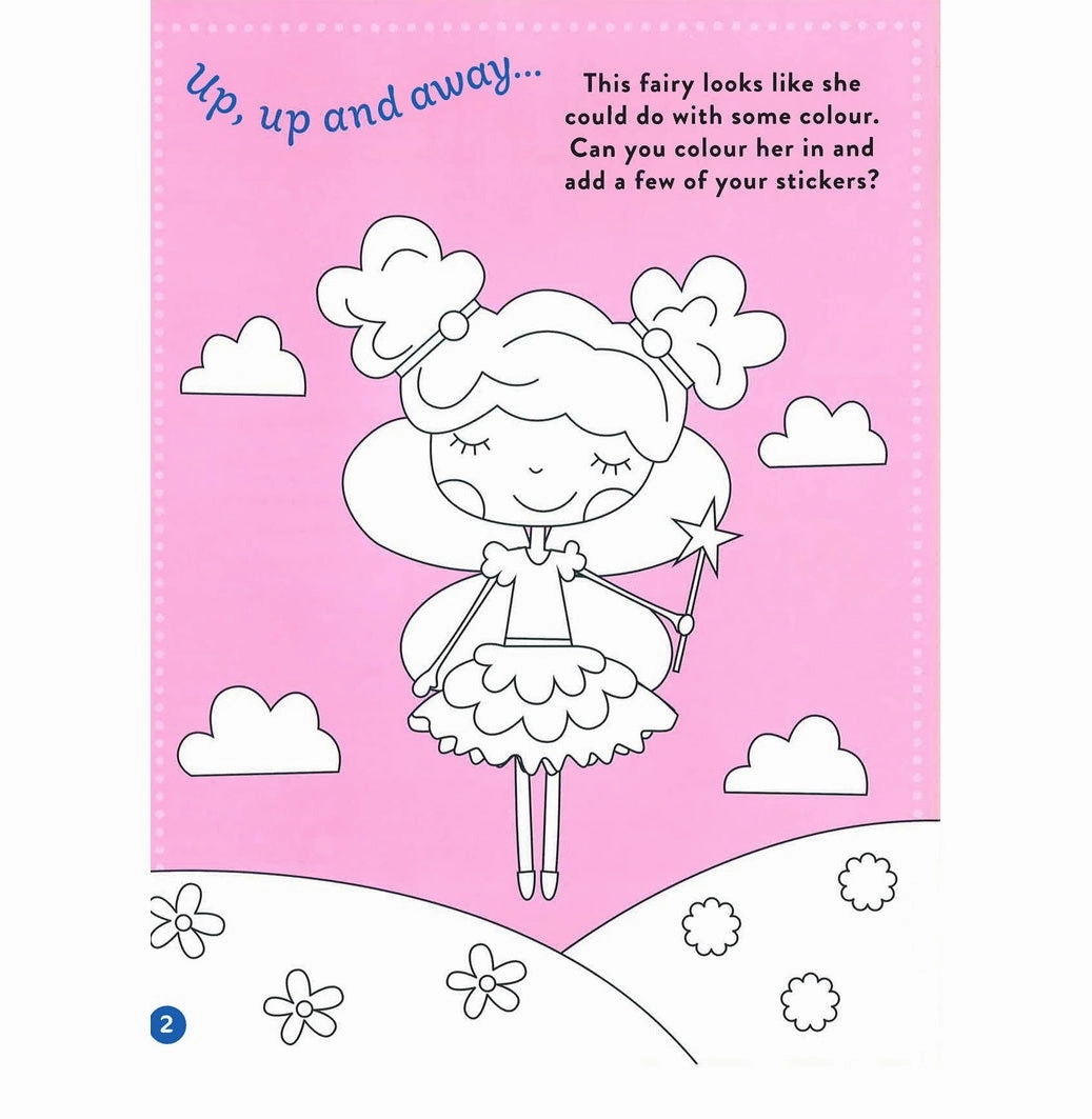 Little Adventures Fairies Sticker Activity Book Tiny thinkers