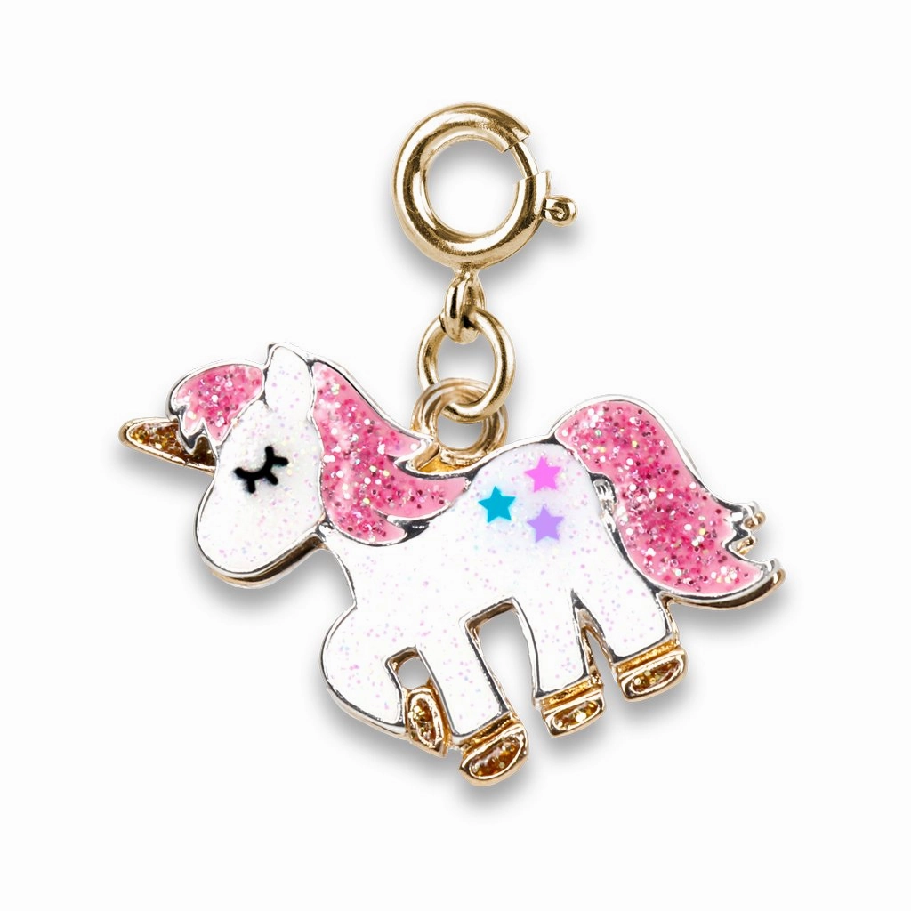 Gold Glitter Unicorn Charm Sensory fun for little hands