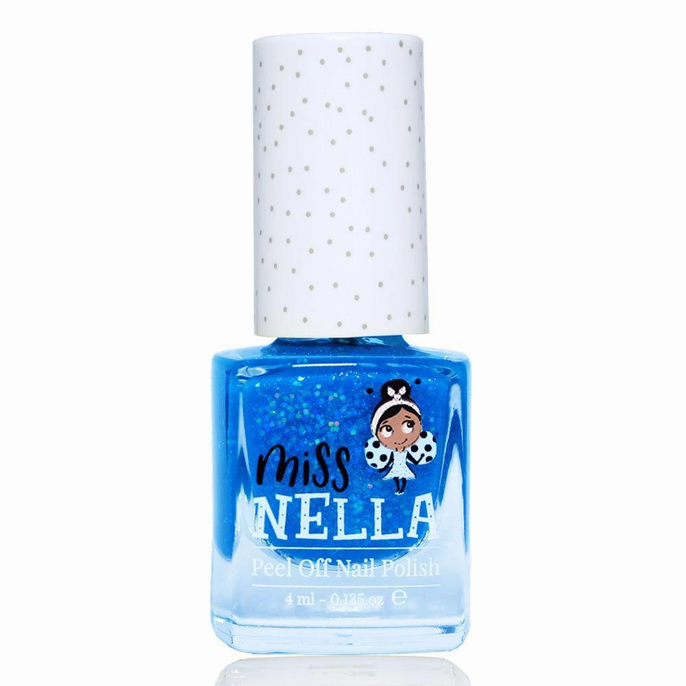Miss Nella Under The Sea Glitter 4Ml Peel Off Kids Nail Polish Learn & grow