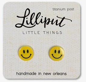 Designed for development Happy Face Earrings