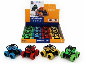 Curious minds Young explorers Monster Wheel Friction Rollover Stunt Car
