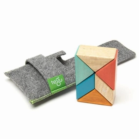 Fun that fuels growth Pocket Pouch Prism Wooden Magnetic Blocks - Sunset