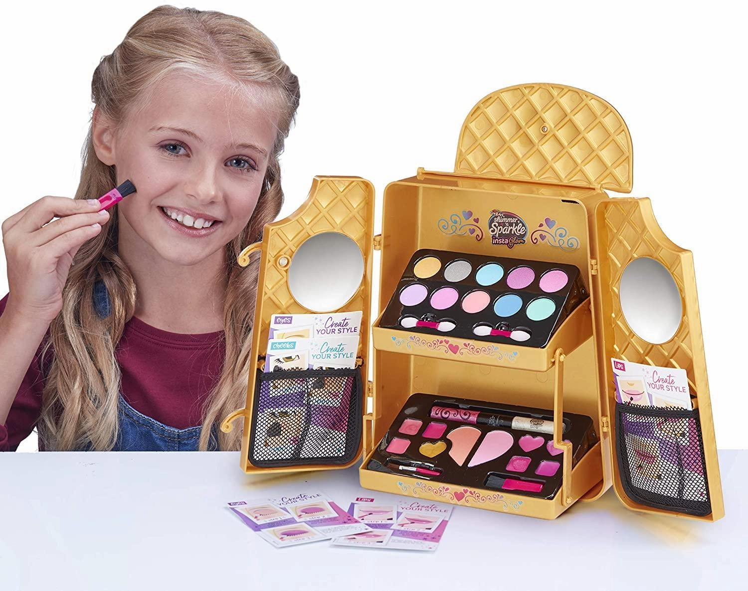 Shimmer 'N Sparkle Instaglam All-In-One Beauty Makeup Backpack Kid-focused experiences Holistic