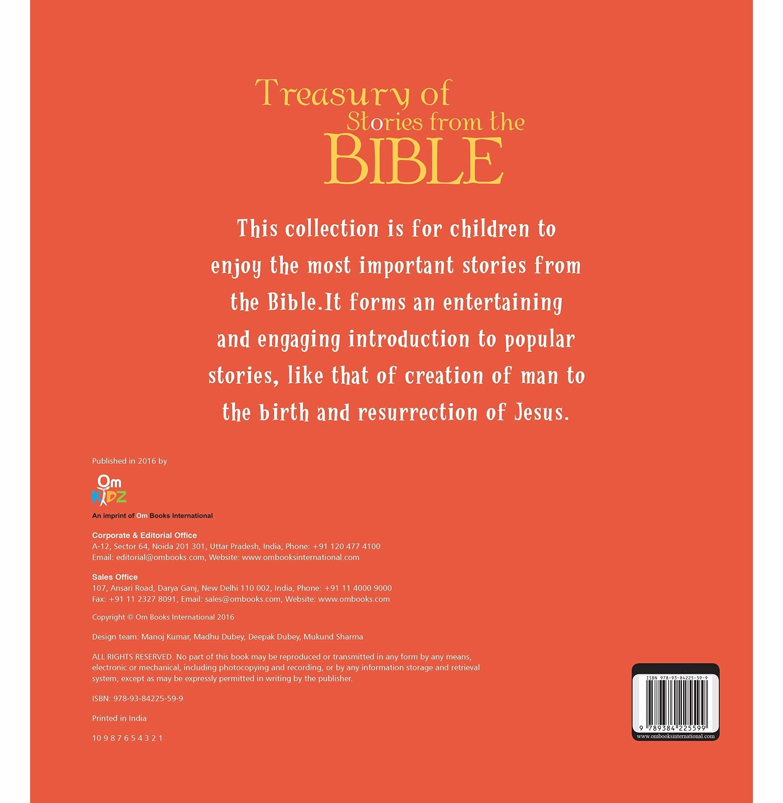 Thoughtful learning Square Book: Bible Stories Treasury Of Bible Stories [Hardcover] Om Books Editorial Team