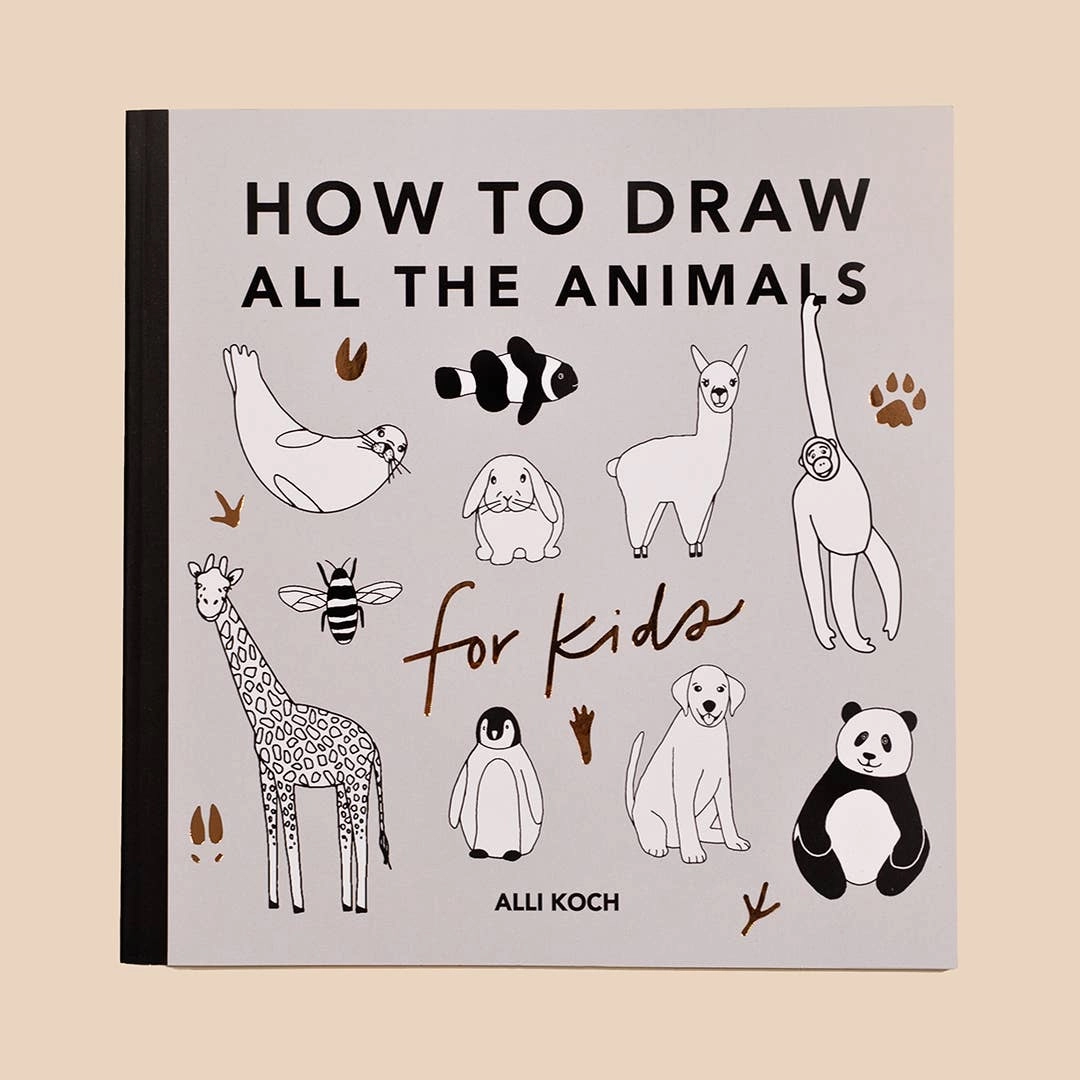 Growing minds All The Animals: How To Draw Books For Kids