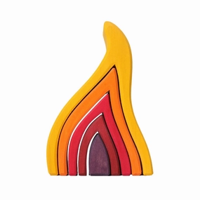 Elements Nesting Blocks: Fire Young minds at work