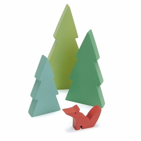Nurturing minds Fir Tree Tops Wooden Play Set