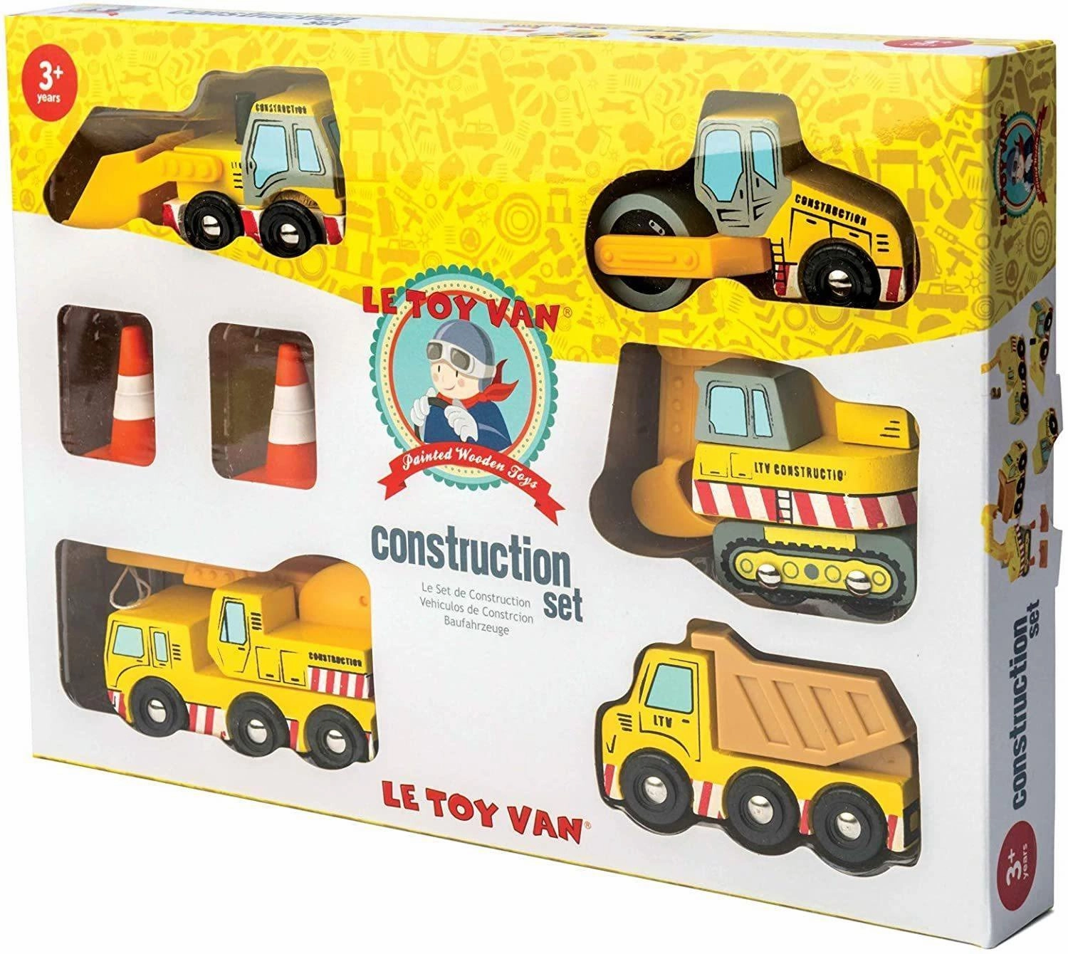 Quiet play for growing minds Young explorers Le Toy Van - Cars & Construction Wooden Vehicles