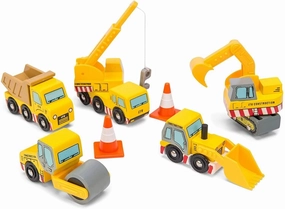 Le Toy Van - Cars & Construction Wooden Vehicles Learn at home