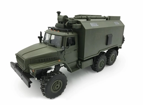 Six-Wheel Drive Remote Control Rc Military Truck Crawler Young learners
