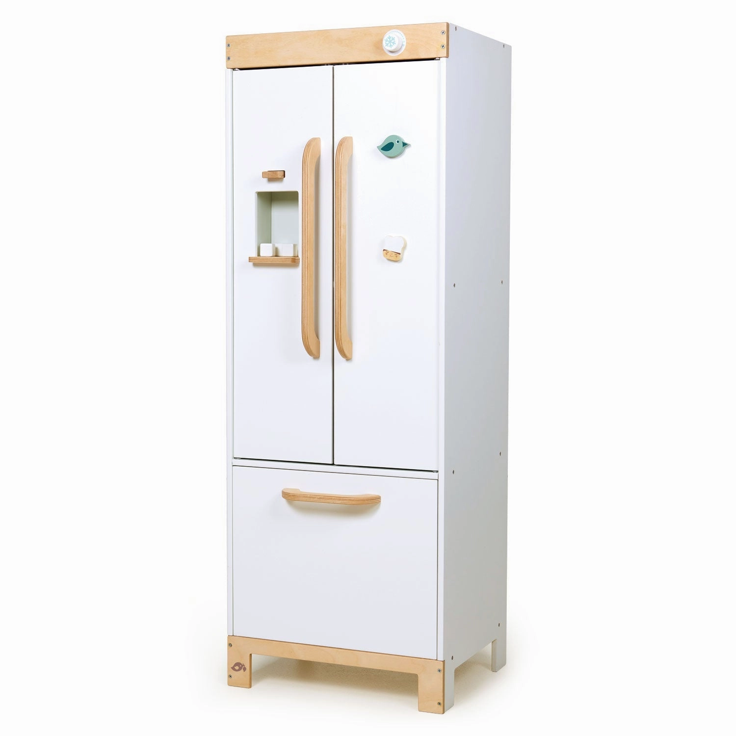 Wooden Refrigerator And Food Set Holistic