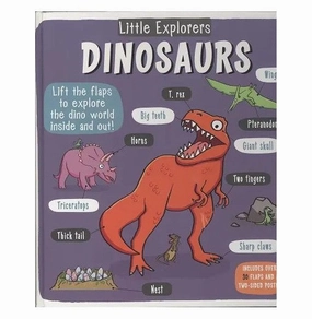 Little Explorers:Dinosaurs (Bwd) Discover & grow
