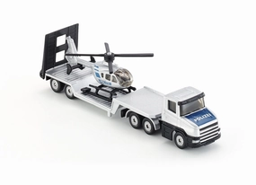 Learning fun 1610 Low Loader With Police Helicopter