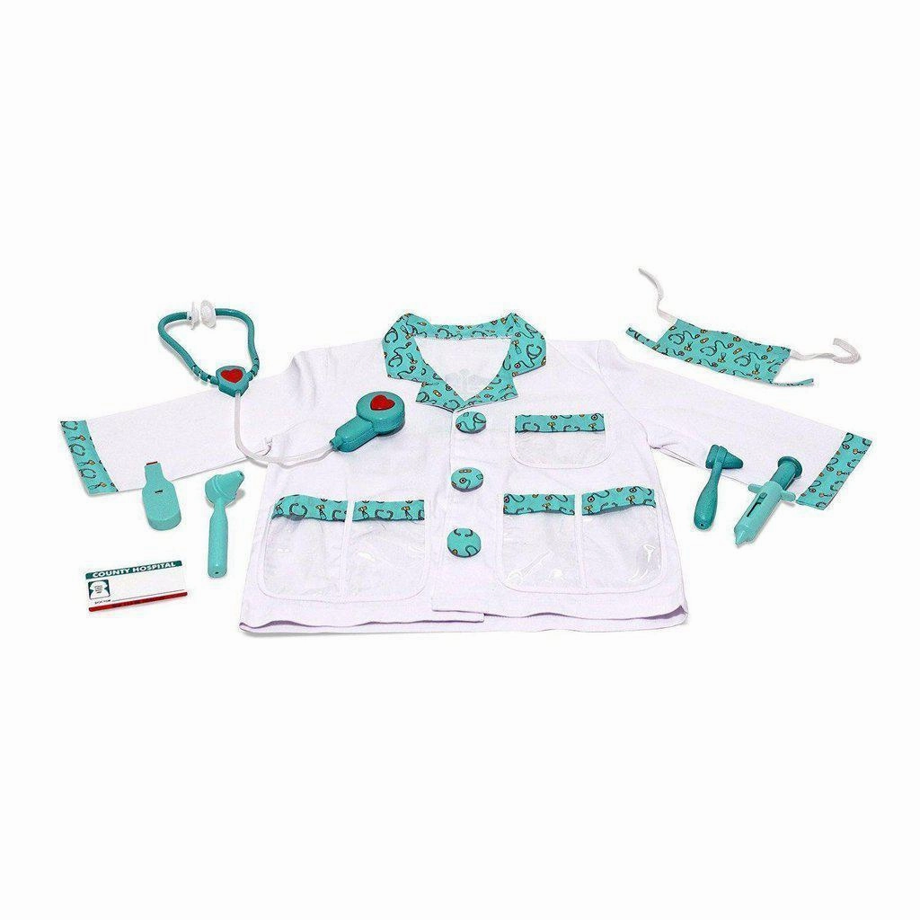 Doctor Role Play Costume Set Young explorers Learning tools