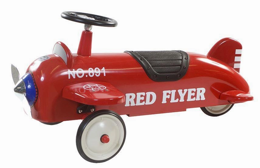 Tiny thinkers Joyful learning Retro Roller Aeroplane Ride On - Liane
