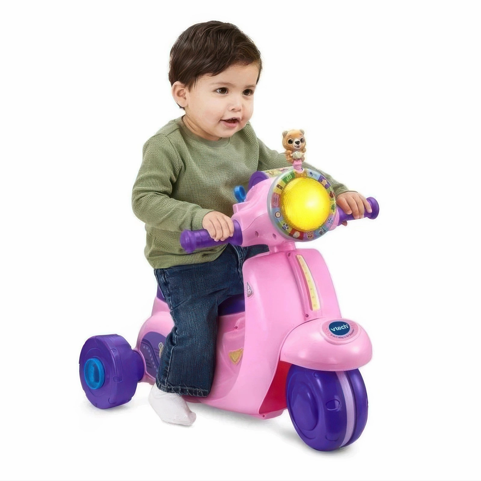 Vtech Baby 2-In-1 Ride & Balance Scooter, Pink Fun that fuels growth