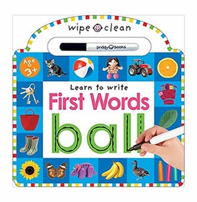 Playful learning Exploration made fun Wipe Clean: First Words [Board Book] Priddy Roger