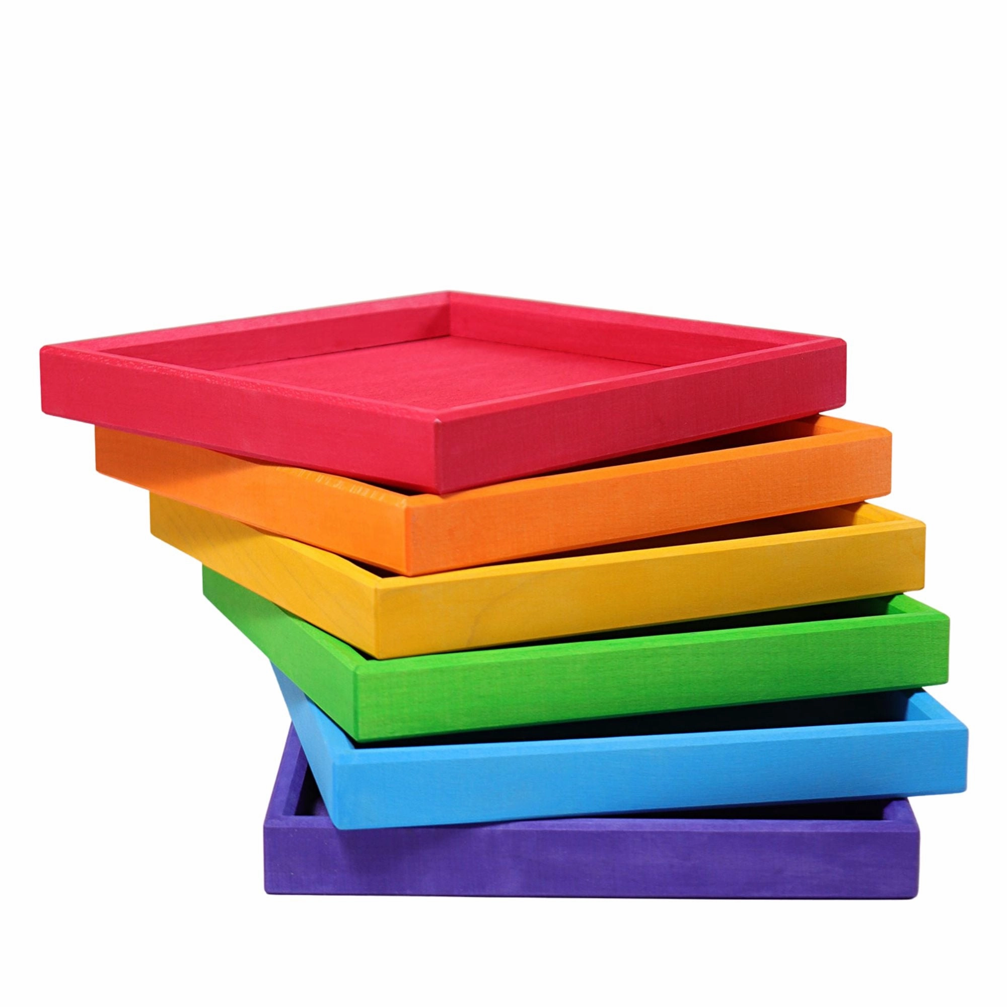 Little learners Wooden Rainbow Frames