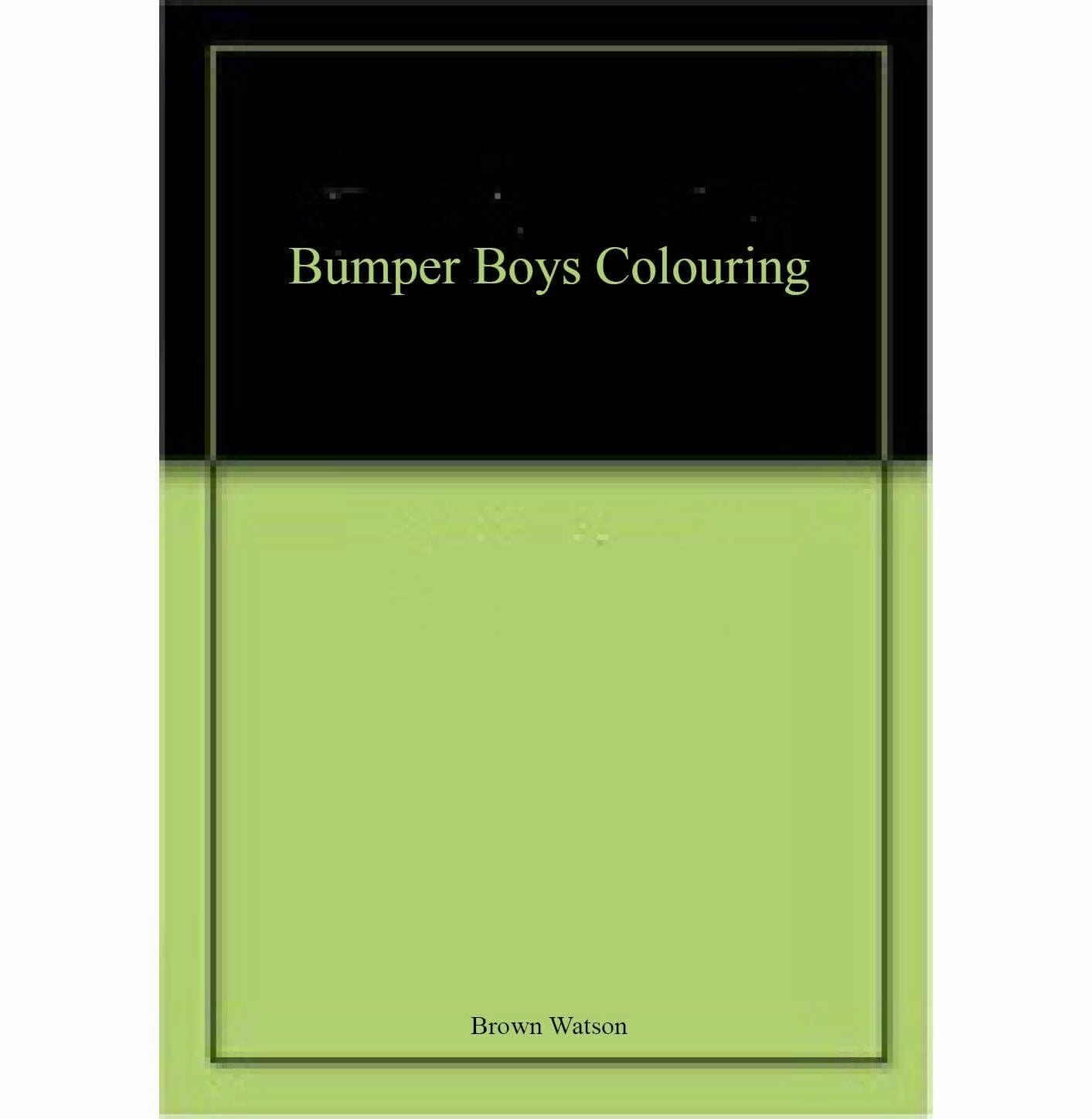 Bumper Boys Colouring Happy hands