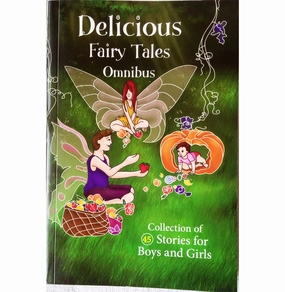 Happy hands Delicious Fairy Tales Omnibus (45 In 1) [Paperback] None