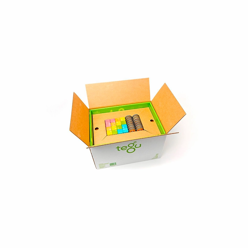 Parent-approved learning Fun for curious minds Magnetic Wooden Blocks Classroom Kit - 130 Piece Kit