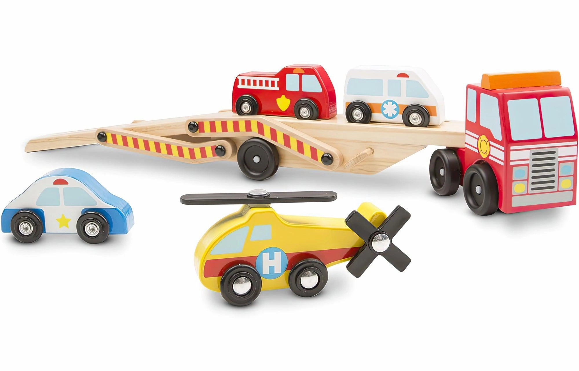 Educational fun Melissa & Doug 14610 Emergency Vehicle Carrier