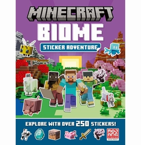 Early learning Exploration gear Minecraft Biome Adventure Sticker Book