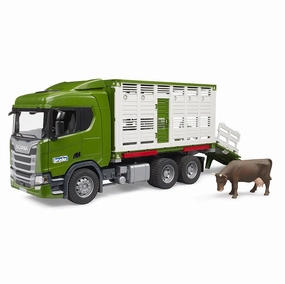 Scania Super 560R-Series Cattle Transportation Truck W/1 Cow Smart little ones