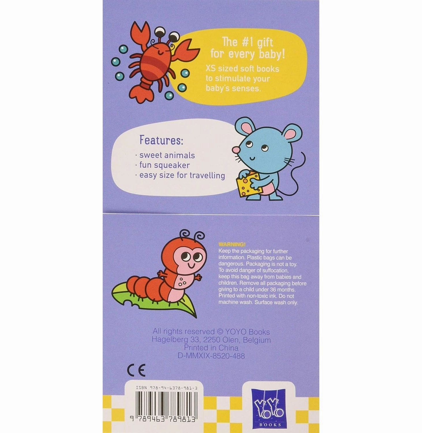 Enrichment activities Little Soft Duo: Elephant/Dog
