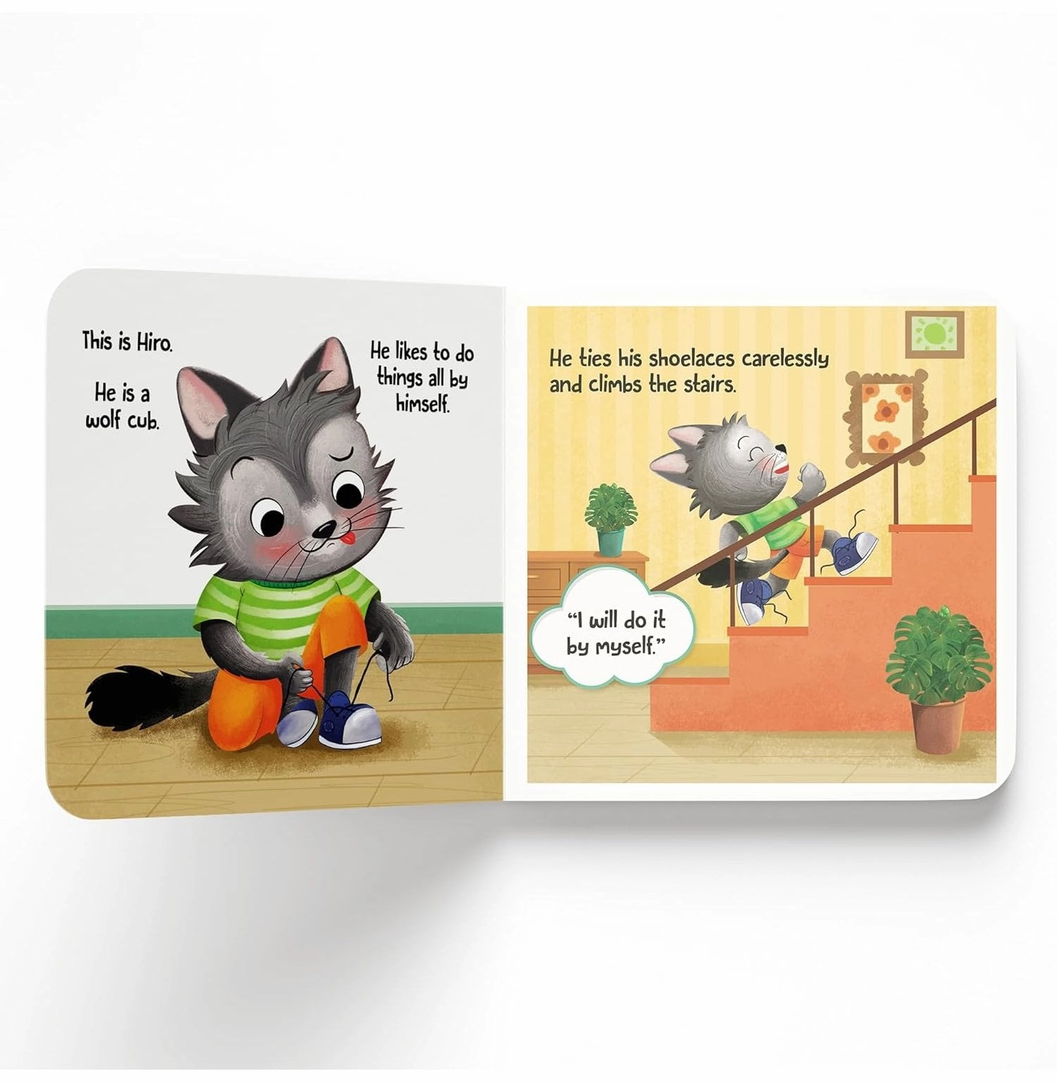 Little Tales Big Values: Hiro The Cub Can Do It All By Himself, Sort Of Playful learning Holistic