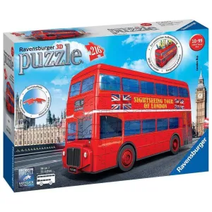 Nurturing minds London Bus 3D Puzzle 216Pc