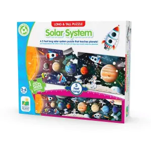 Long & Tall Puzzle / Solar System Thoughtful learning Quiet play for growing minds