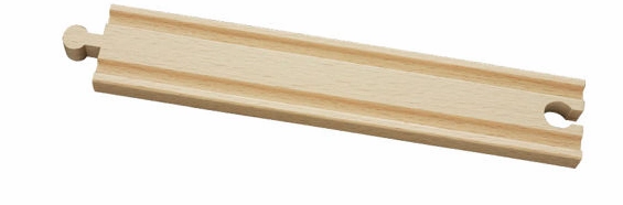 Kid-centered learning Designed for development Long Straight Wooden Train Track Piece