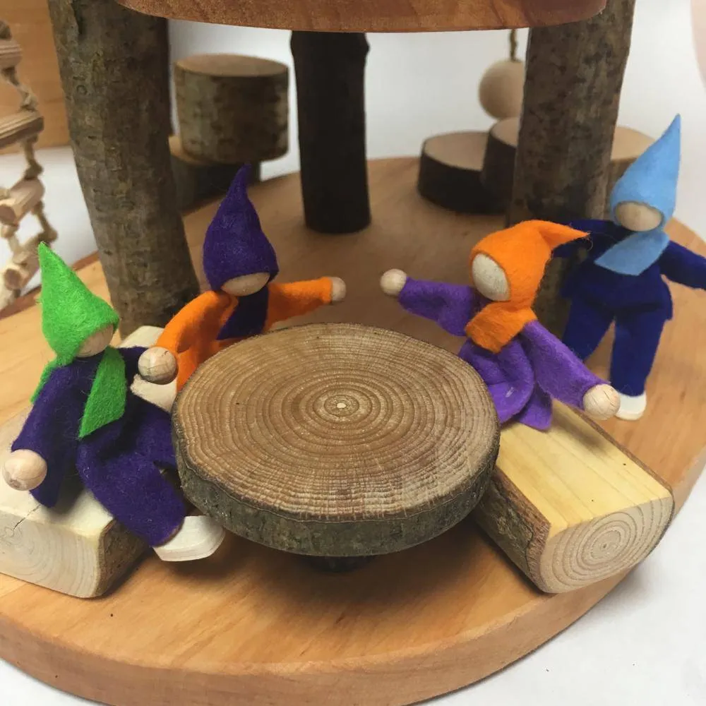 Busy kids Magic Wooden Fairy Tree House