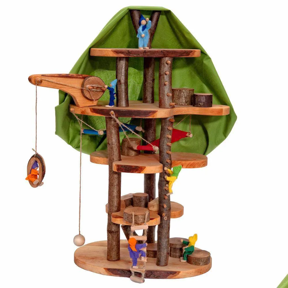 Magic Wooden Fairy Tree House Busy kids