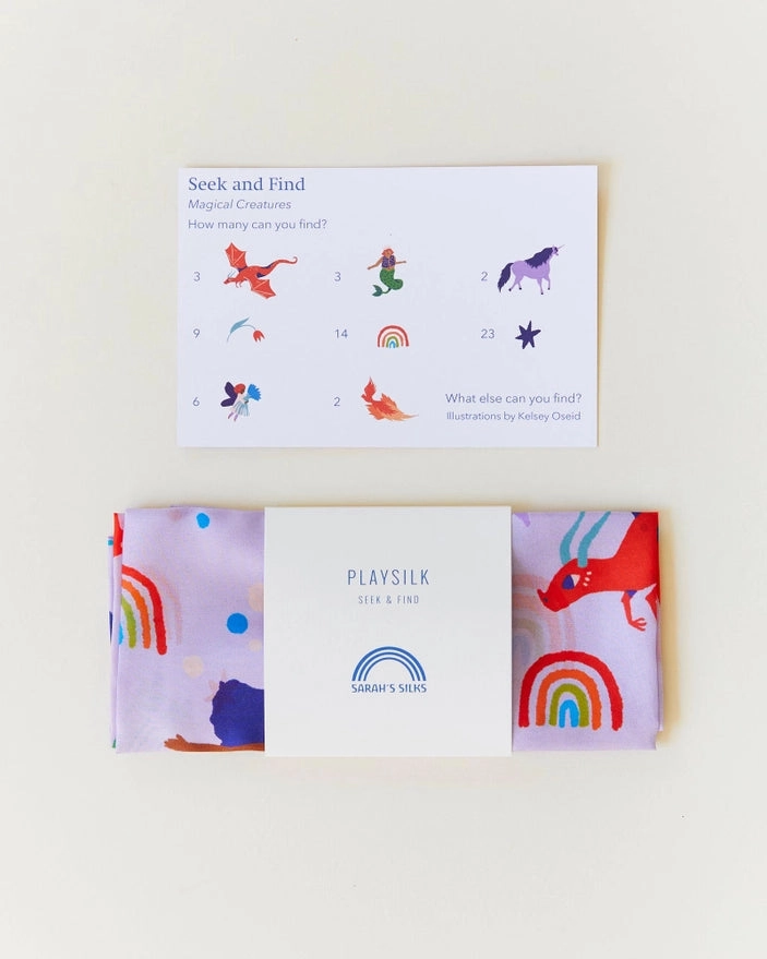 Magical Creatures Seek & Find Playsilks Happy hands