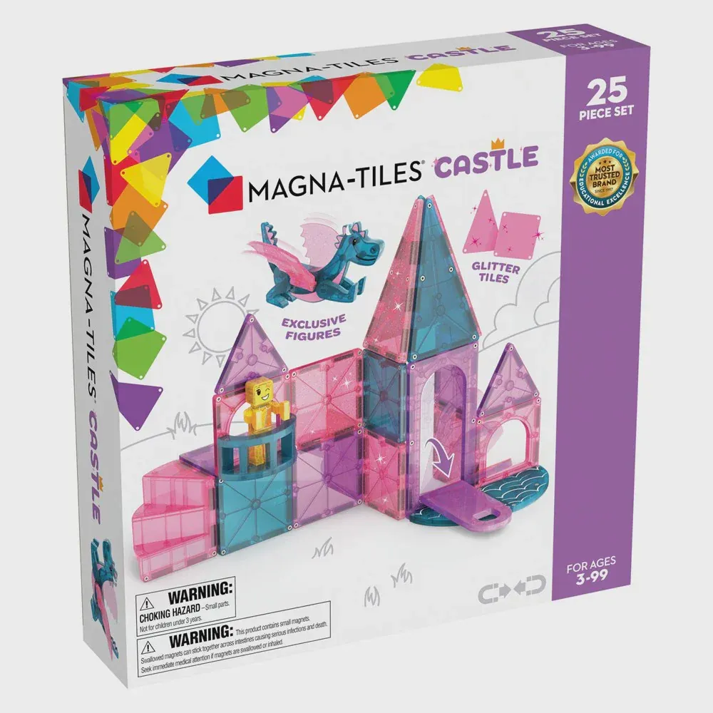 Busy kids Young learners Magna-Tiles Castle