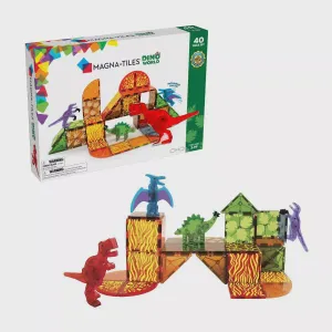 Magna-Tiles Dino World 40 Pc Learning tools Little hands