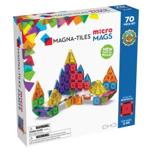 Exploration gear Learn & grow Magna-Tiles Micro Mags 70Pc